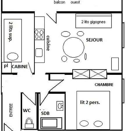 Résidence Le Mont Blanc - 2 Pièces Pour 6 Personnes 854 Apartamento