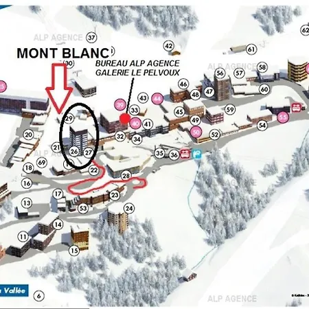 Apartamento Résidence Le Mont Blanc - 2 Pièces Pour 6 Personnes 854 La Plagne